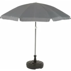 Merkloos Parasolvoet - Rond - Antraciet - D42 Cm - 13 Liter - Kunststof -Aerocover Verkoop 2024 1000000874 0103