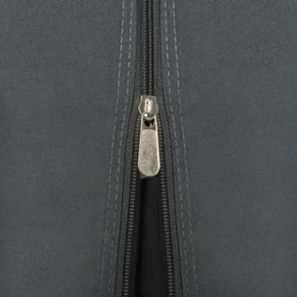 VidaXL Prieel Met Gordijn 3x3 M Aluminium Zwart 3 VidaXL Prieel Met Gordijn 3x3 M Aluminium Zwart - Afbeelding 3