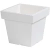 Prosperplast Plantenpot - Vierkant - Wit - 8 L - 24 Cm