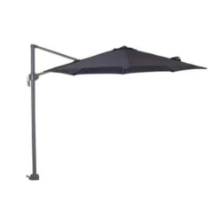 Garden Impressions Zweefparasol S Ø300 D. Grey/zwart Met Voet En Hoes -Aerocover Verkoop 2026 1000003900 0103