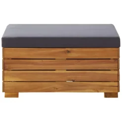 VidaXL Voetensteun 1 St Met Kussen Sectioneel Massief Acaciahout -Aerocover Verkoop 2024 1000005890 0102