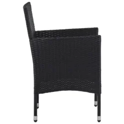 VidaXL Tuinstoelen 2 St Poly Rattan Zwart -Aerocover Verkoop 2024 1000006236 0103