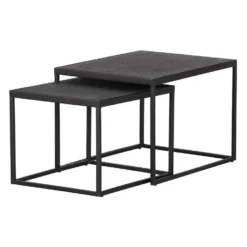 WOOOD Bijzettafels Buiten Febe - Metaal - Zwart - Set Van 2 7 WOOOD Bijzettafels Buiten Febe - Metaal - Zwart - Set Van 2 -Aerocover Verkoop 2024 1000013689 0103