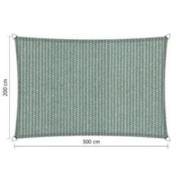 Shadow Comfort Rechthoek 2x3m Country Blue