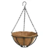 Esschert Design Plantenmand - Hanging Basket - Zwart - 25 Cm