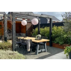 VDG Jasmine Dining Tuinstoel - Black -Aerocover Verkoop 2024 1000031706 0102