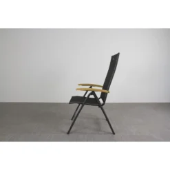 Hartman Roma Verstelbare Tuinstoel - Teak Armleuning -Aerocover Verkoop 2024 1000031711 0103