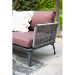 Garden Impressions Patricia Loungeset 4-delig - Licht Grijs -Aerocover Verkoop 2024 1000035538 0104