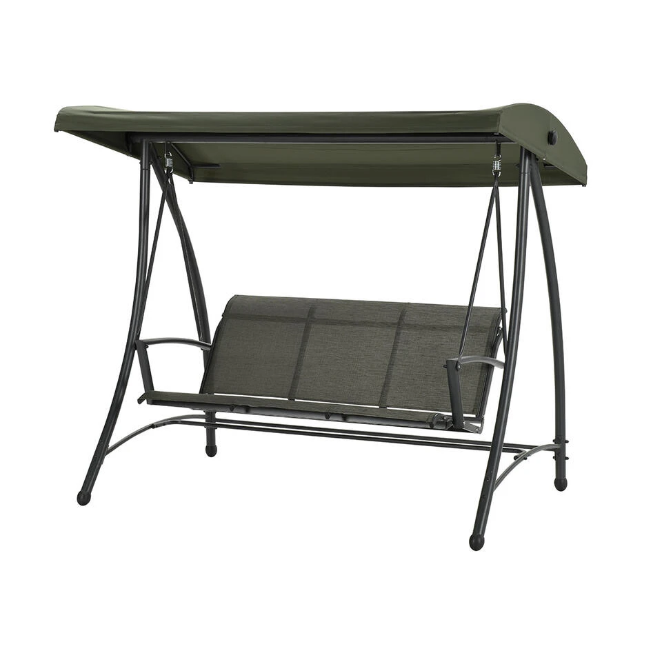 Garden Impressions Rubens Schommelbank 3-zits Mosgroen 1 Garden Impressions Rubens Schommelbank 3-zits Mosgroen