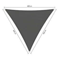 Shadow Comfort Waterafstotend, Driehoek 4x4x4,m Vintage Greyset