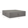Madison - Loungeset Cover - Grijs - 275 X 275 X 70