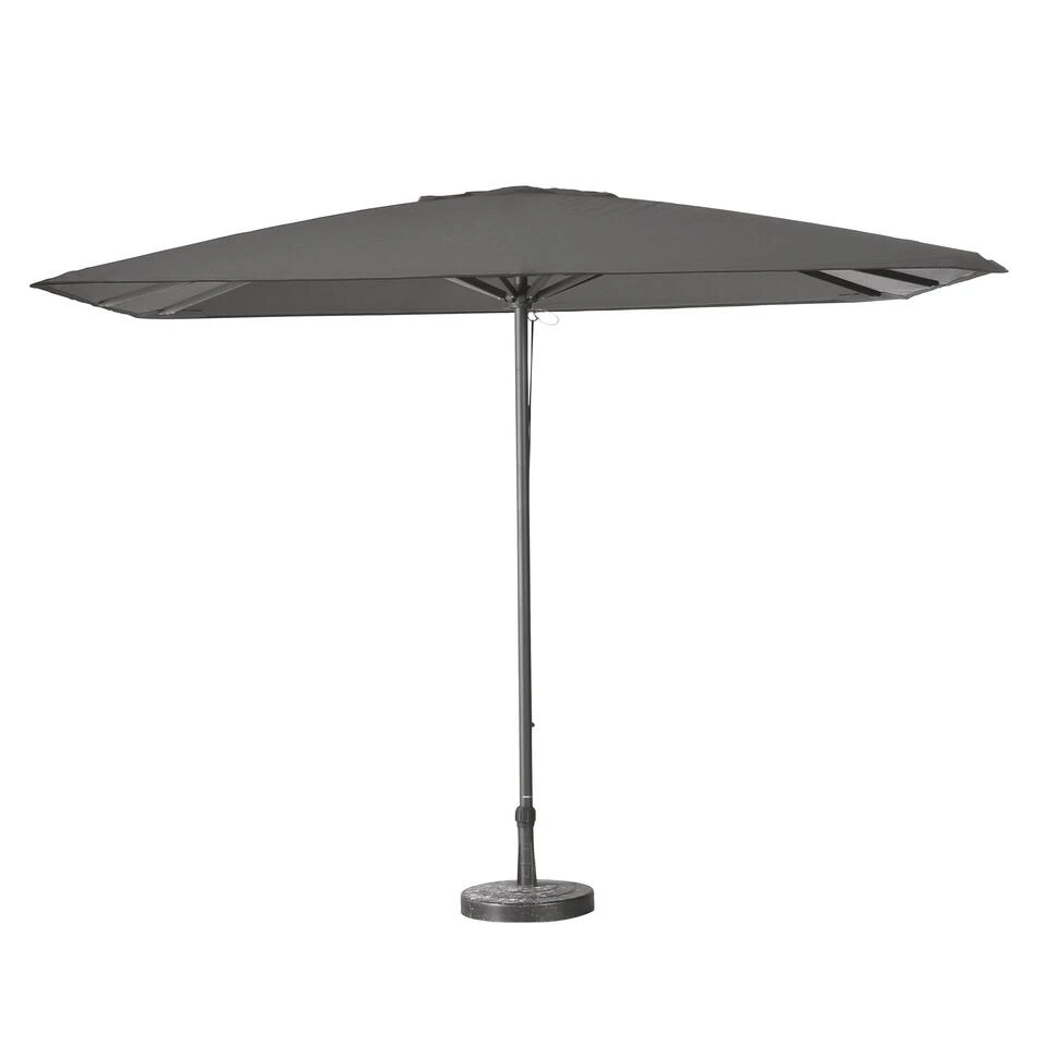 Madison - Parasol Profi-line - Rond 400x300 - Volant - Grijs 1 Madison - Parasol Profi-line - Rond 400x300 - Volant - Grijs