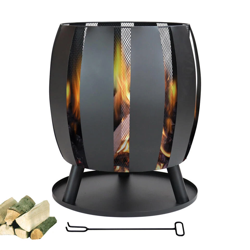 SenS-Line Tulip Vuurkorf / Tuinhaard - Zwart 1 SenS-Line Tulip Vuurkorf / Tuinhaard - Zwart