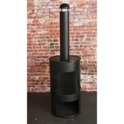 SenS-Line Drumpot Tuinhaard - Zwart -Aerocover Verkoop 2024 1000038267 0102