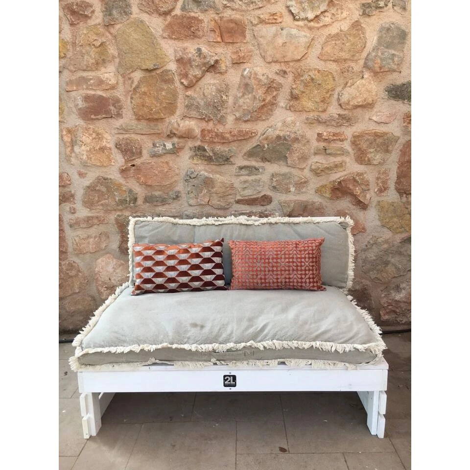 2L Home & Garden Palletbank Whitewash - Wit 4 2L Home & Garden Palletbank Whitewash - Wit - Afbeelding 4