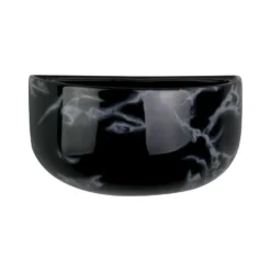 PRESENT TIME Bloempot Oval Wide - Zwart - 10,8x9,5cm