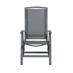 Garden Impressions Rosa Tuinstoel Verstelbaar - Antraciet -Aerocover Verkoop 2024 1000040803 0103