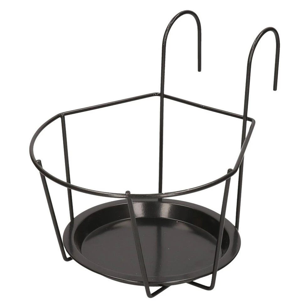 Merkloos Bloempot - Metaal - Standaard/hanger - 20 Cm 1 Merkloos Bloempot - Metaal - Standaard/hanger - 20 Cm