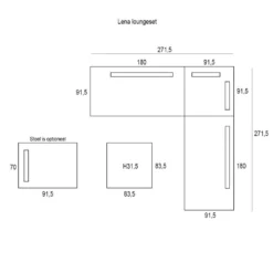 Garden Impressions Lena Loungeset 4-delig - Mint Grijs 6 Garden Impressions Lena Loungeset 4-delig - Mint Grijs -Aerocover Verkoop 2024 1000041217 0103