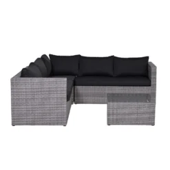 Garden Impressions Lyon Loungeset 5-delig Met Stoel -reflex Black -Aerocover Verkoop 2026 1000042163 0103