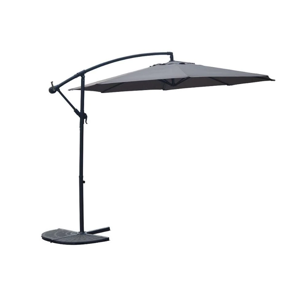 Zweefparasol 300cm Taupe 1 Zweefparasol 300cm Taupe