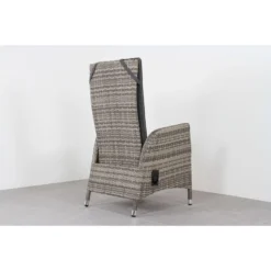 VDG Manhattan Wicker Verstelbare Tuinstoel - Dubbel Light Grey -Aerocover Verkoop 2024 1000048036 0103