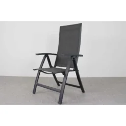 VDG Corsica Verstelbare Tuinstoel - Antraciet -Aerocover Verkoop 2024 1000048048 0102