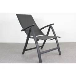 VDG Corsica Verstelbare Tuinstoel - Antraciet -Aerocover Verkoop 2024 1000048048 0103