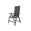 VDG Corsica Verstelbare Tuinstoel - Antraciet
