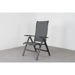 Suns New Castle Verstelbare Tuinstoel - Antraciet -Aerocover Verkoop 2024 1000048819 0102