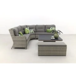VDG Sandigo Lounge Dining Set Met Bijzetbank -Aerocover Verkoop 2026 1000052991 0103