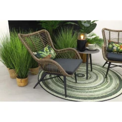 VDG Jasmine Loungestoelen Set Met Brasilia Bijzettafel - Natural -Aerocover Verkoop 2024 1000053004 0103