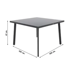 Garden Impressions Wellington Lounge Dining Set - Carbon Black -Aerocover Verkoop 2024 1000053031 0103