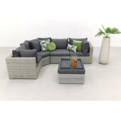 Suns Parma Loungeset White Grey - Exclusief Middel -Aerocover Verkoop 2026 1000053041 0102