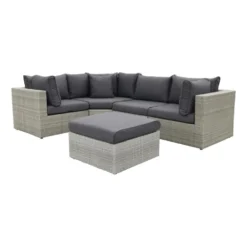 Suns Parma Loungeset White Grey - Exclusief Middel