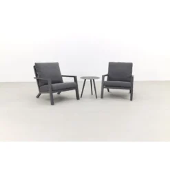 VDG Atlanta Loungestoelen/Brasilia Bijzettafel - Loungeset 3-delig -Aerocover Verkoop 2024 1000053058 0102