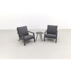 VDG Atlanta Loungestoelen/Brasilia Bijzettafel - Loungeset 3-delig -Aerocover Verkoop 2024 1000053058 0103
