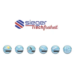 Sieger Boulevard Klaptafel 90x140 Cm Antraciet -Aerocover Verkoop 2026 1000053292 0103