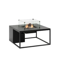 Cosi Fires - Cosiloft Lounge Gas Vuurtafel Black Frame - Black Top - 100 Cm -Aerocover Verkoop 2024 1000054091 0103