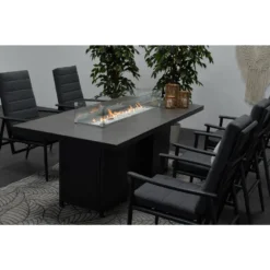 Garden Impressions Glasso Dining Vuurtafel 200 X 100 -Aerocover Verkoop 2024 1000054235 0102