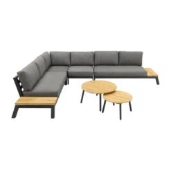 Voorkant 19 4 Seasons Empire Platform Loungeset 6-delig Met Mindo Tafels Rond