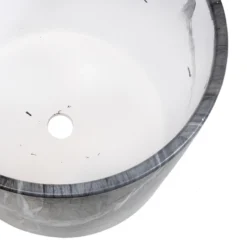 QUVIO Bloempot L - Zwart Marmer -Aerocover Verkoop 2026 1000071712 0102