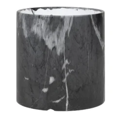 QUVIO Bloempot L - Zwart Marmer
