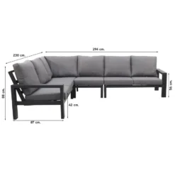 VDG Montana/Mindo Aluminium Loungeset -Aerocover Verkoop 2026 1000073182 0102