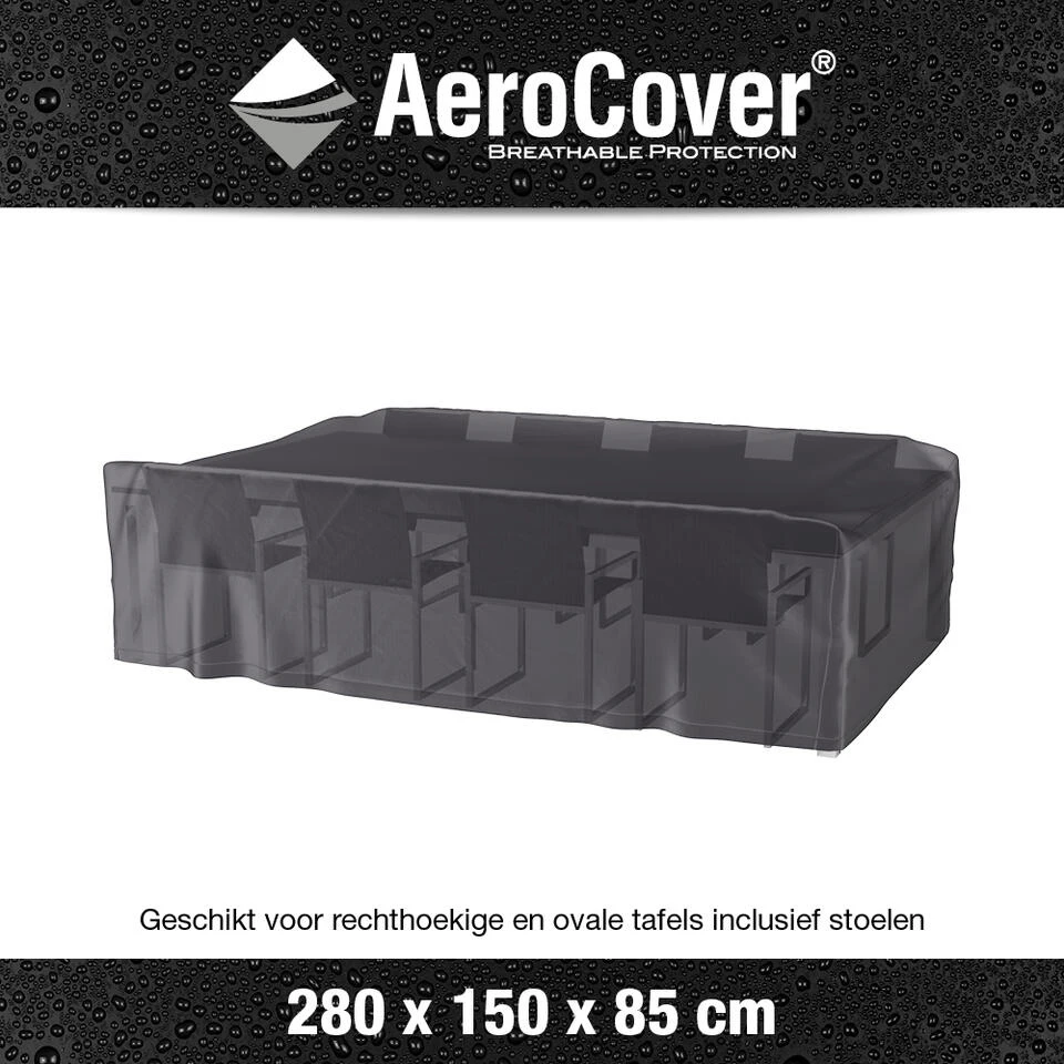 Aerocover Tuinsethoes - 280x150x85 Cm 2 Aerocover Tuinsethoes - 280x150x85 Cm - Afbeelding 2