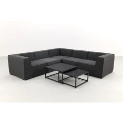 VDG Liberty/Royalty Sunbrella Loungeset - Sooty - 7-delig -Aerocover Verkoop 2024 1000073582 0103