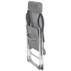 Tectake - Kampeerstoelen - Campingstoel - Tuinstoel - Set Van 4 - Grijs -Aerocover Verkoop 2024 1000078034 0103