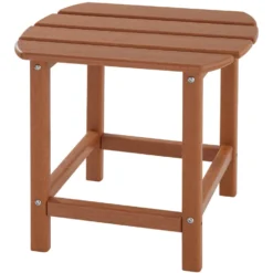 Tectake - 2 Tuinstoelen Janis Met Tafel - Houtlook - Bruin -Aerocover Verkoop 2024 1000078051 0103