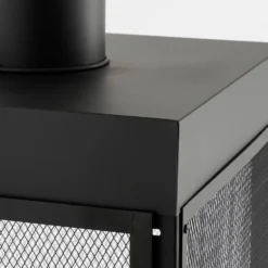 Mica Decorations Tuinhaard - L47 X B44 X H194 Cm - Metaal - Zwart -Aerocover Verkoop 2024 1000079021 0103