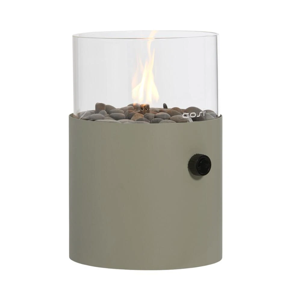 Cosi Fires - Cosiscoop Xl - Gaslantaarn - Olive 2 Cosi Fires - Cosiscoop Xl - Gaslantaarn - Olive - Afbeelding 2